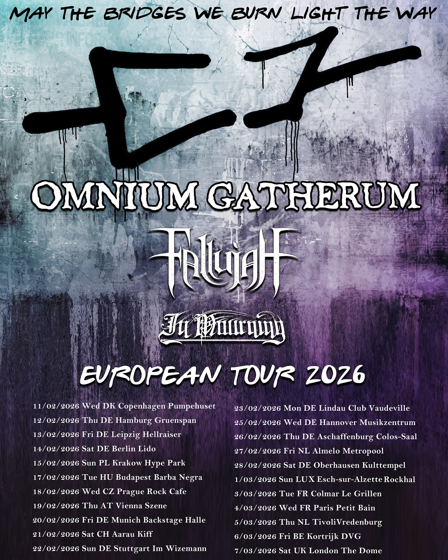 Fallujah Tour Poster 2026